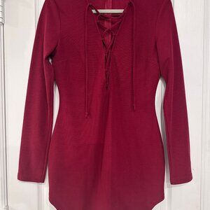 Red dress size L